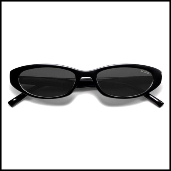 Retro Oval Cat Eye Polarized Sunglasses, UV400 Protection, Lightweight main image 5